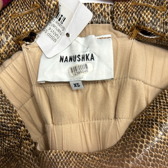 BNWT NANUSHKA LORENA SNAKE PRINT DRESS - Picture 8 of 13